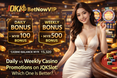 Daily vs Weekly Casino Promotions on JQKS - JQKSLOT