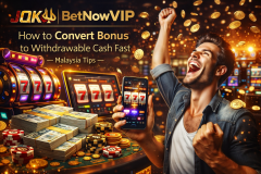 How to Convert Bonus to Withdrawable Cash - JQKSLOT